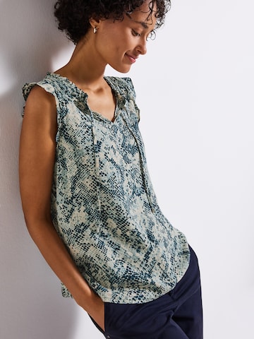 STREET ONE - Blusa en azul: frente