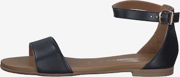 TAMARIS Sandaler med rem i sort