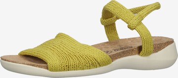 Arcopedico Strap Sandals in Yellow: front