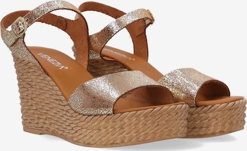 VENEZIA Sandale 'Venezia' in Gold: Vorderseite