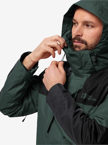 JACK WOLFSKIN Outdoor jacket 'JASPER' in Green