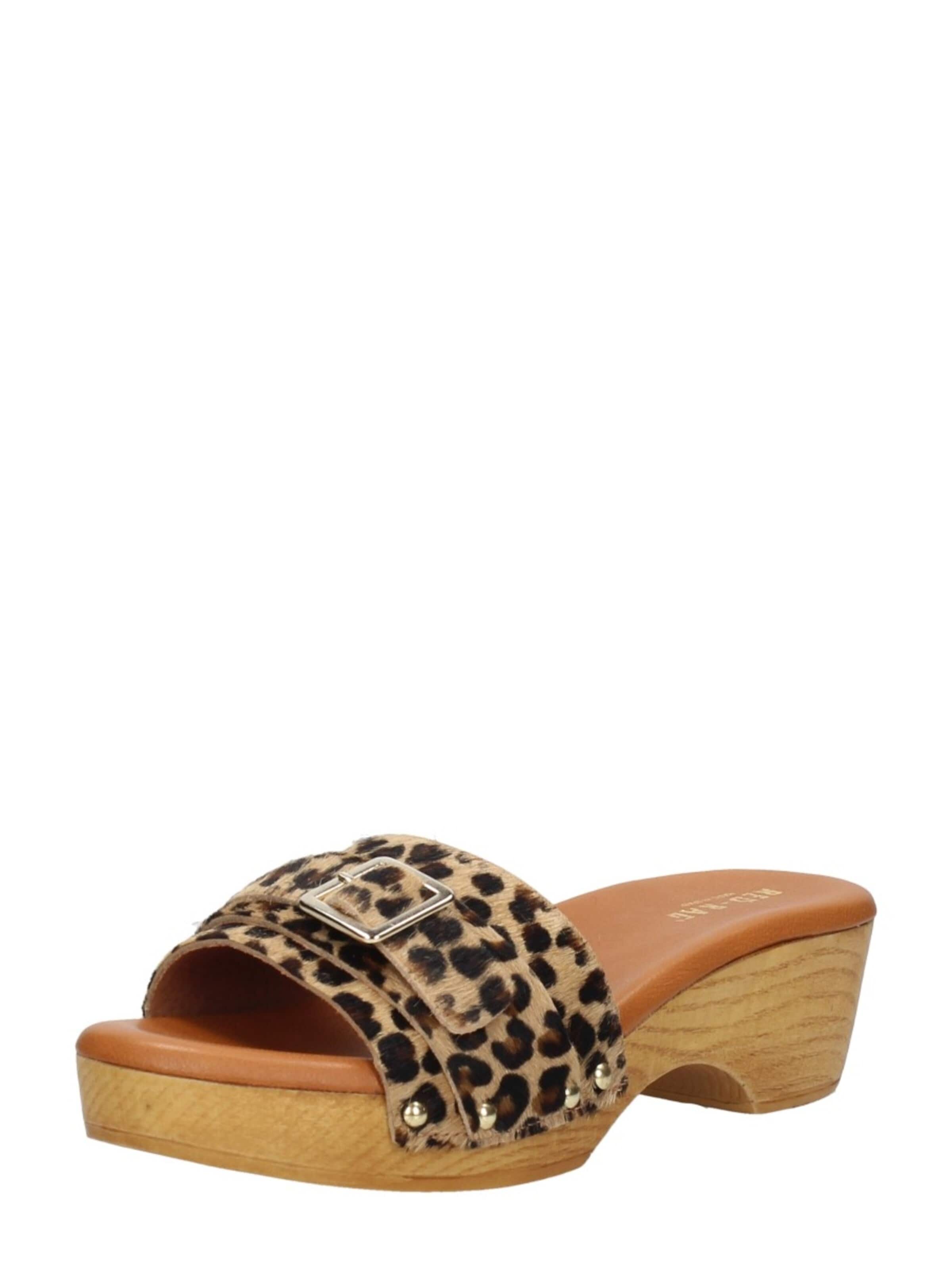 Red-Rag Slippers 'Open Teen' in Brown: front