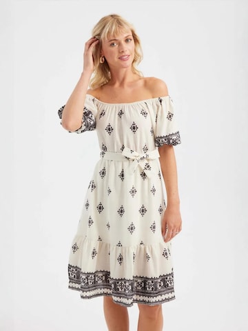 Hiccup Kleid in Weiß: Vorderseite