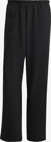 ADIDAS ORIGINALSLoosefit Hlače 'Side Mesh Zip' - crna boja: prednji dio