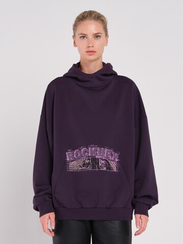 Rockupy Sweatshirt 'Purpley'‌‌‌‌‌‌‌ in Lila: Vorderseite