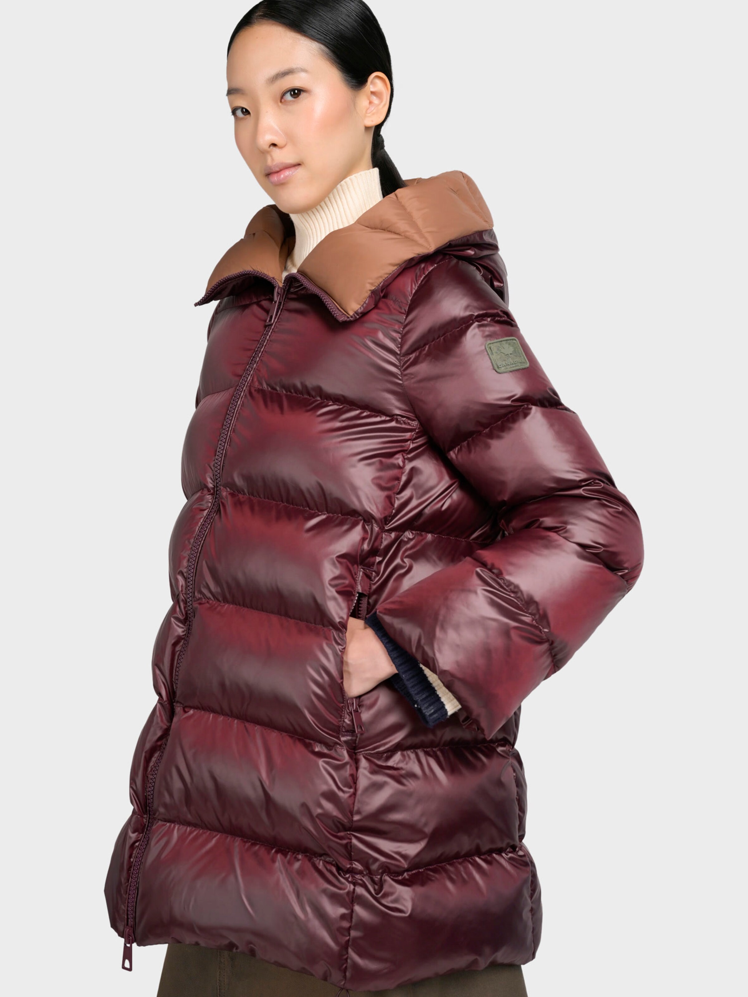 Canadian Classics Přechodová parka ' LEWISPORTE ' – červená