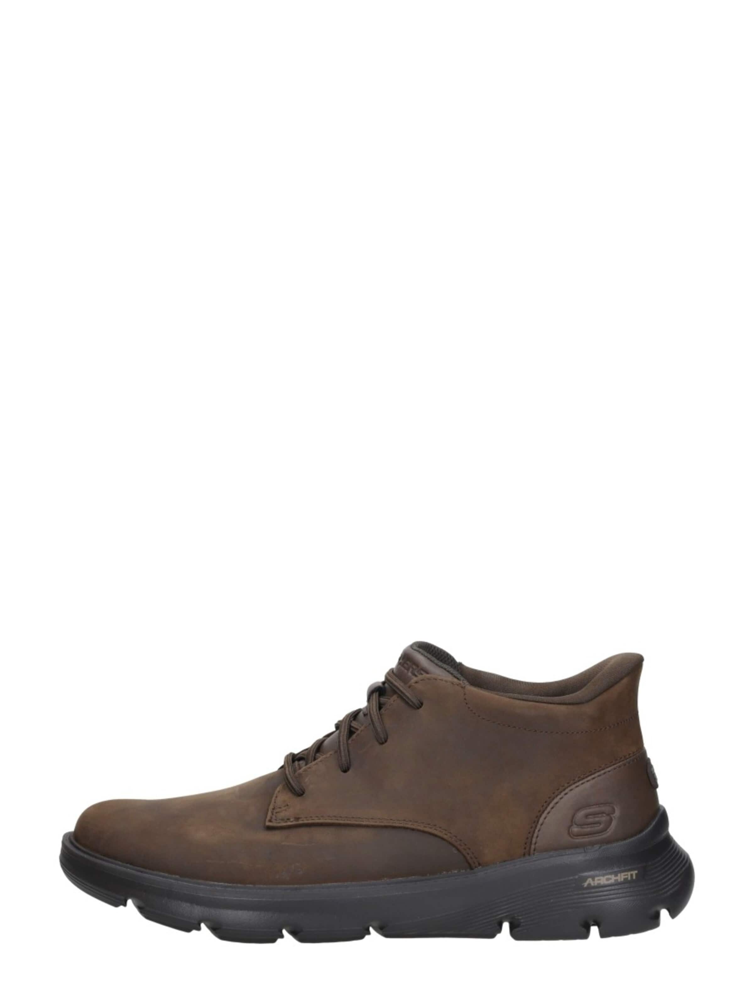Bottes à lacets 'Arch Fit Garza' SKECHERS en marron : devant