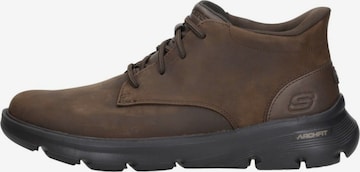 Bottes à lacets 'Arch Fit Garza' SKECHERS en marron : devant