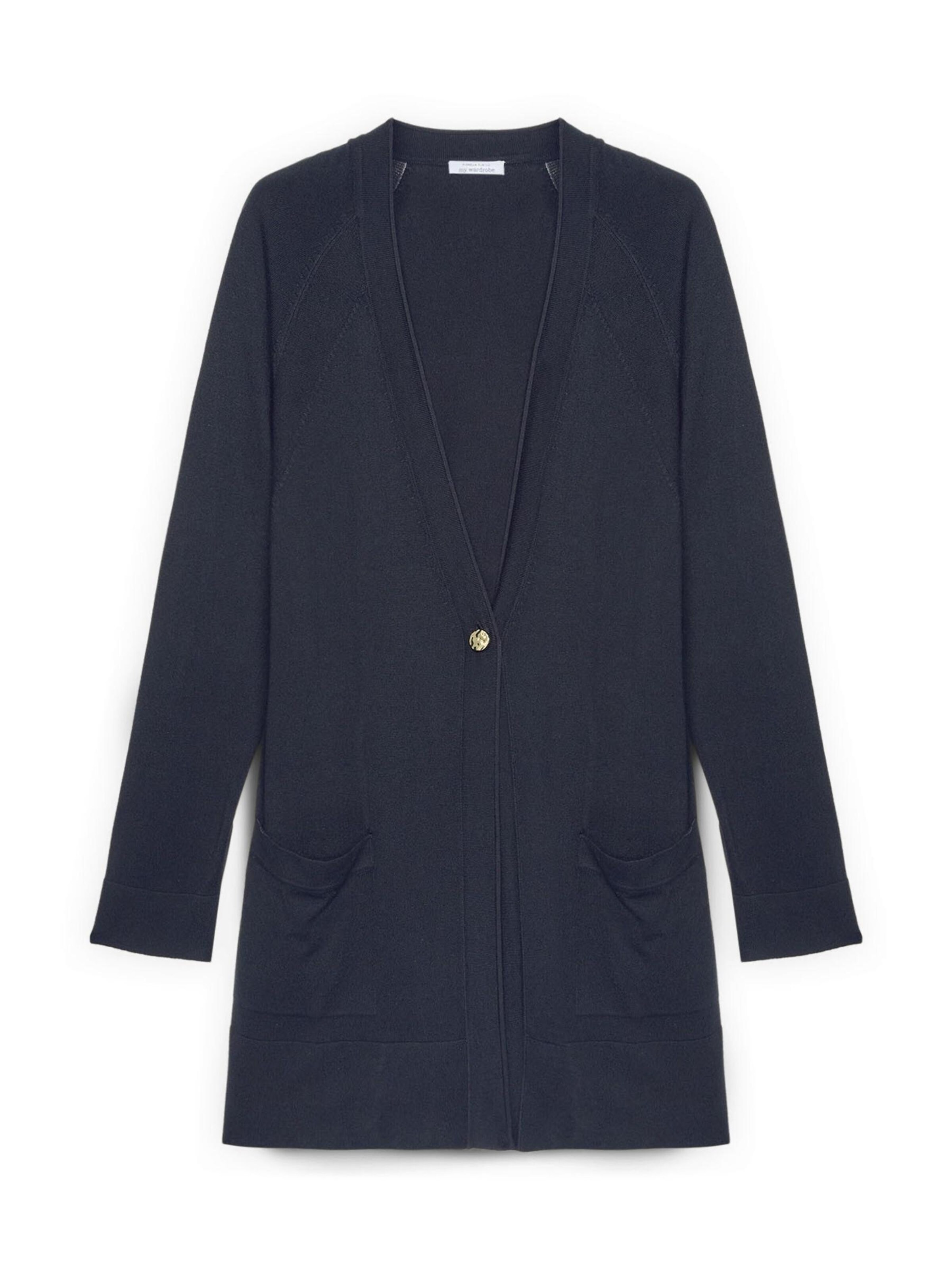 Fiorella Rubino Knit cardigan in Blue: front