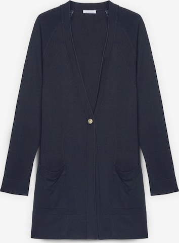 Cardigan Fiorella Rubino en bleu : devant