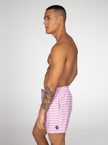 PROTEST Board Shorts 'SHARIF' in Pink