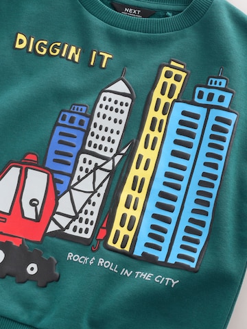 Next Set: Sweatshirt and Hose in Grün