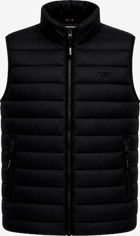 Superdry & Co Weste 'FUJI LITE' in Schwarz: Vorderseite