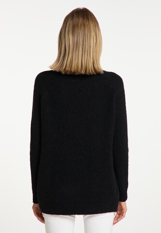 usha WHITE LABEL Oversize pulóver - fekete