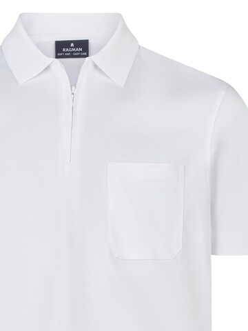 Ragman Shirt 'Basic' in Wit