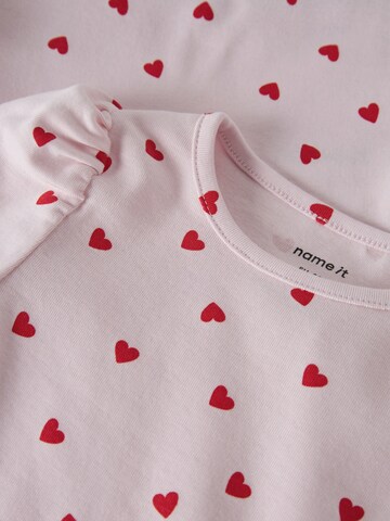 NAME IT Shirt 'NMFBHEART' in Pink