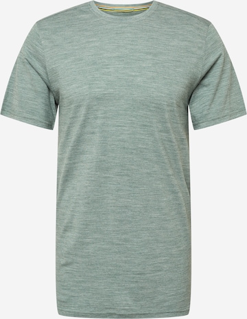 T-Shirt fonctionnel Smartwool en vert : devant