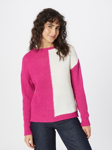 Hailys Sweter 'Lilu' w kolorze różowy: przód
