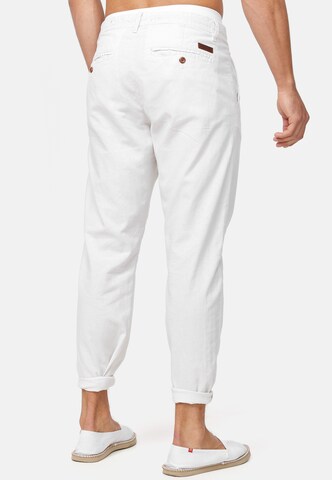 INDICODE JEANS Regular Chino Pants 'Veneto' in White
