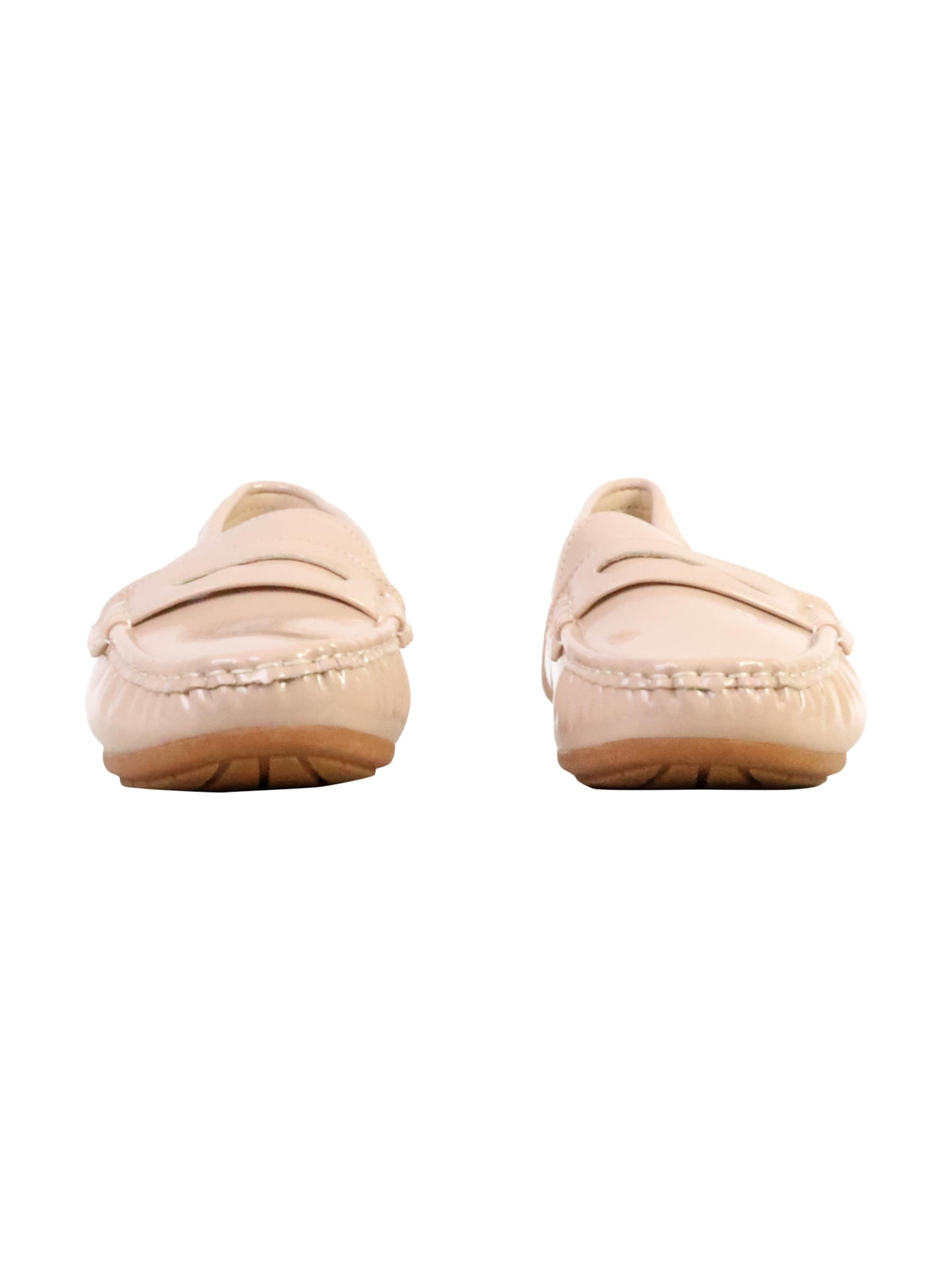 Slipper 'Mokassin zum Anziehen LBS' di Super Mode in beige