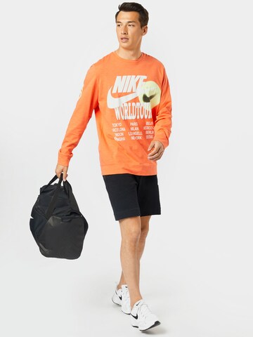 Nike Sportswear Mikina – oranžová