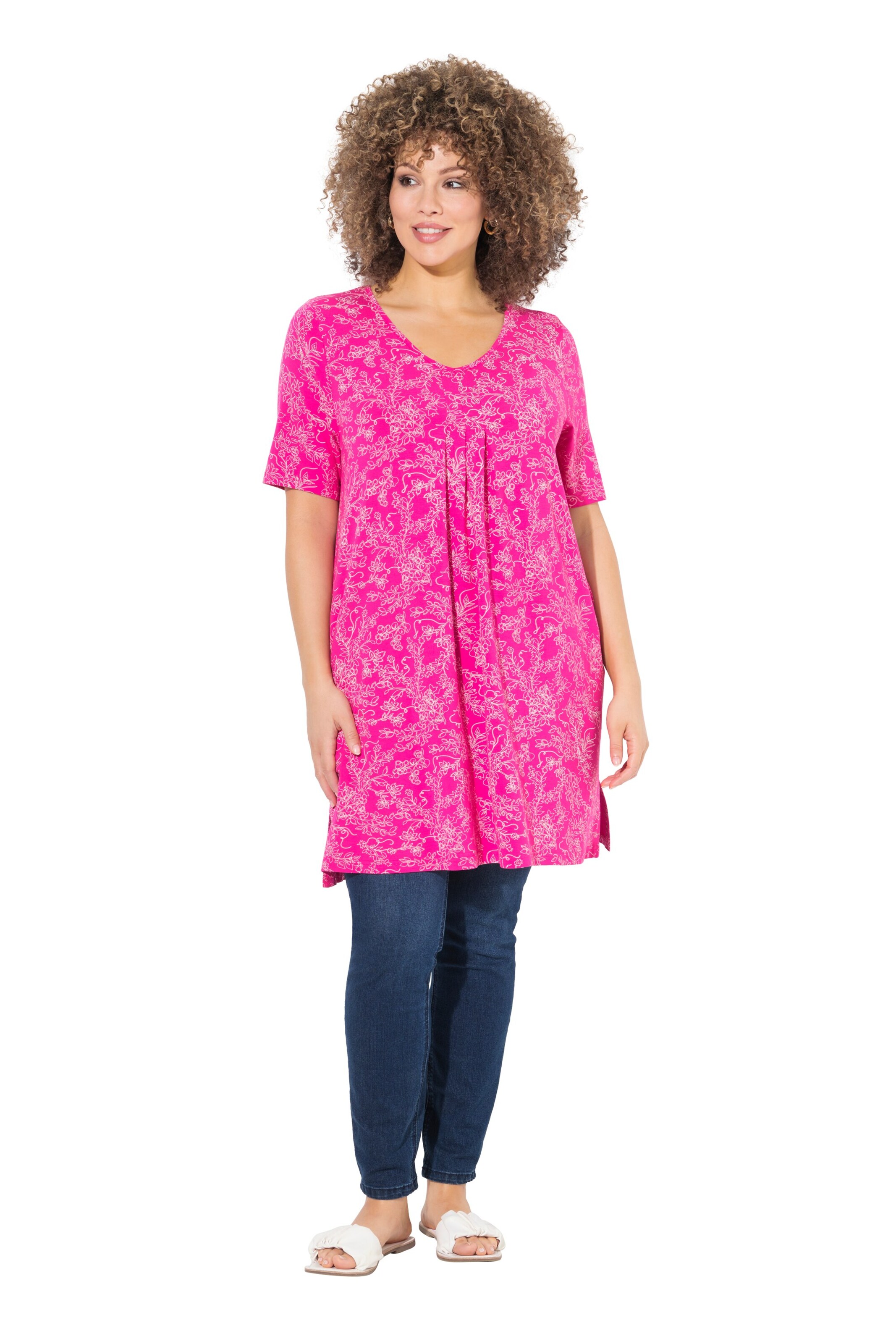 Ulla Popken Shirt in Pink: front