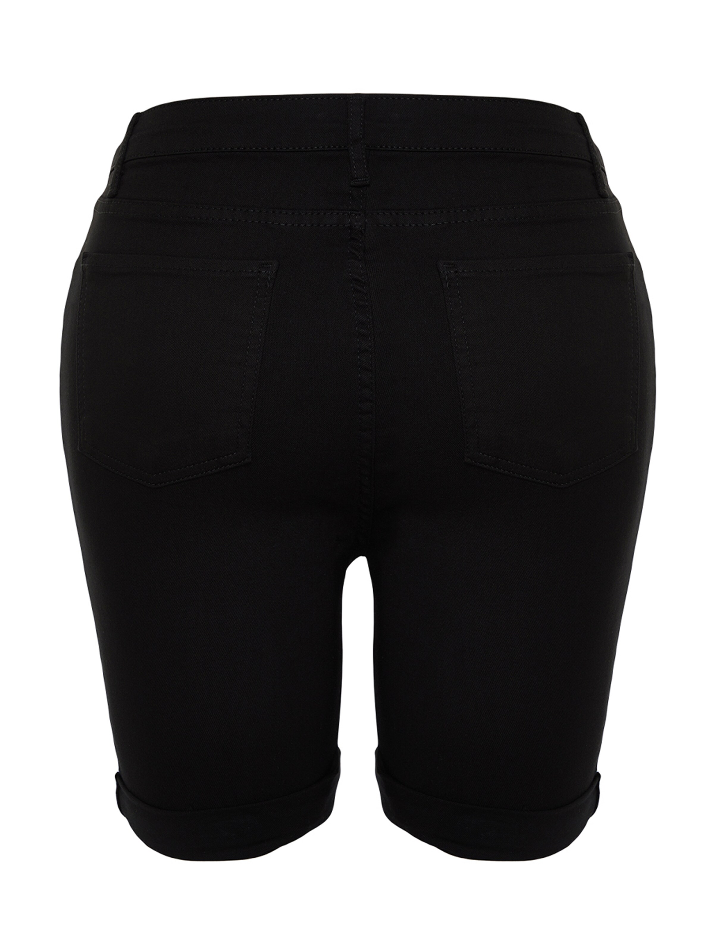 Coupe slim Jean Trendyol Curve en noir