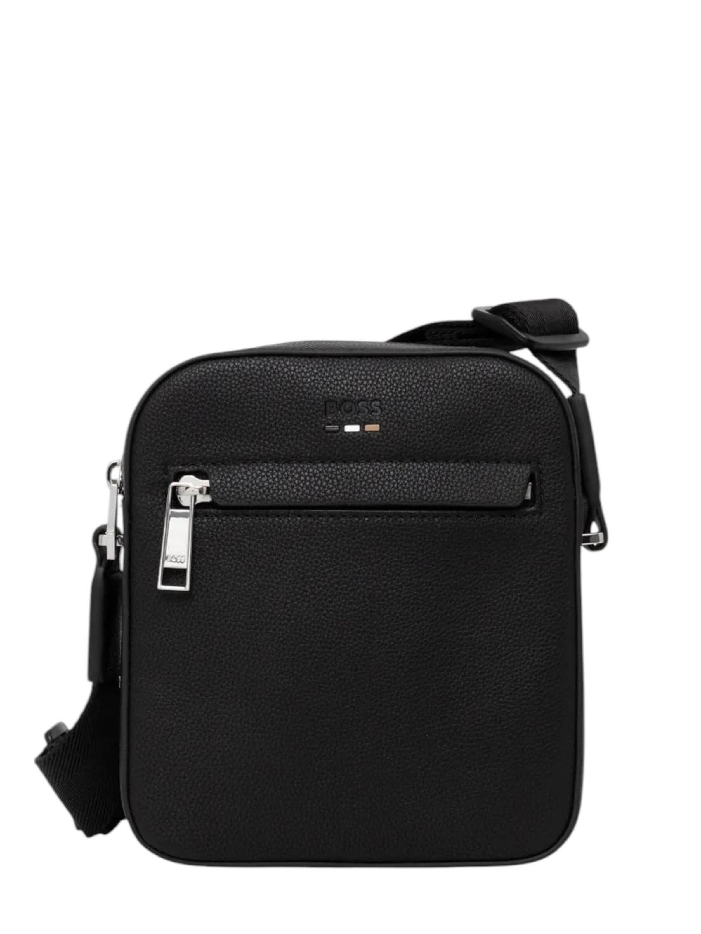 Sac à bandoulière 'Ray_NS zip N. 10263216 01 50536475' BOSS en noir : devant