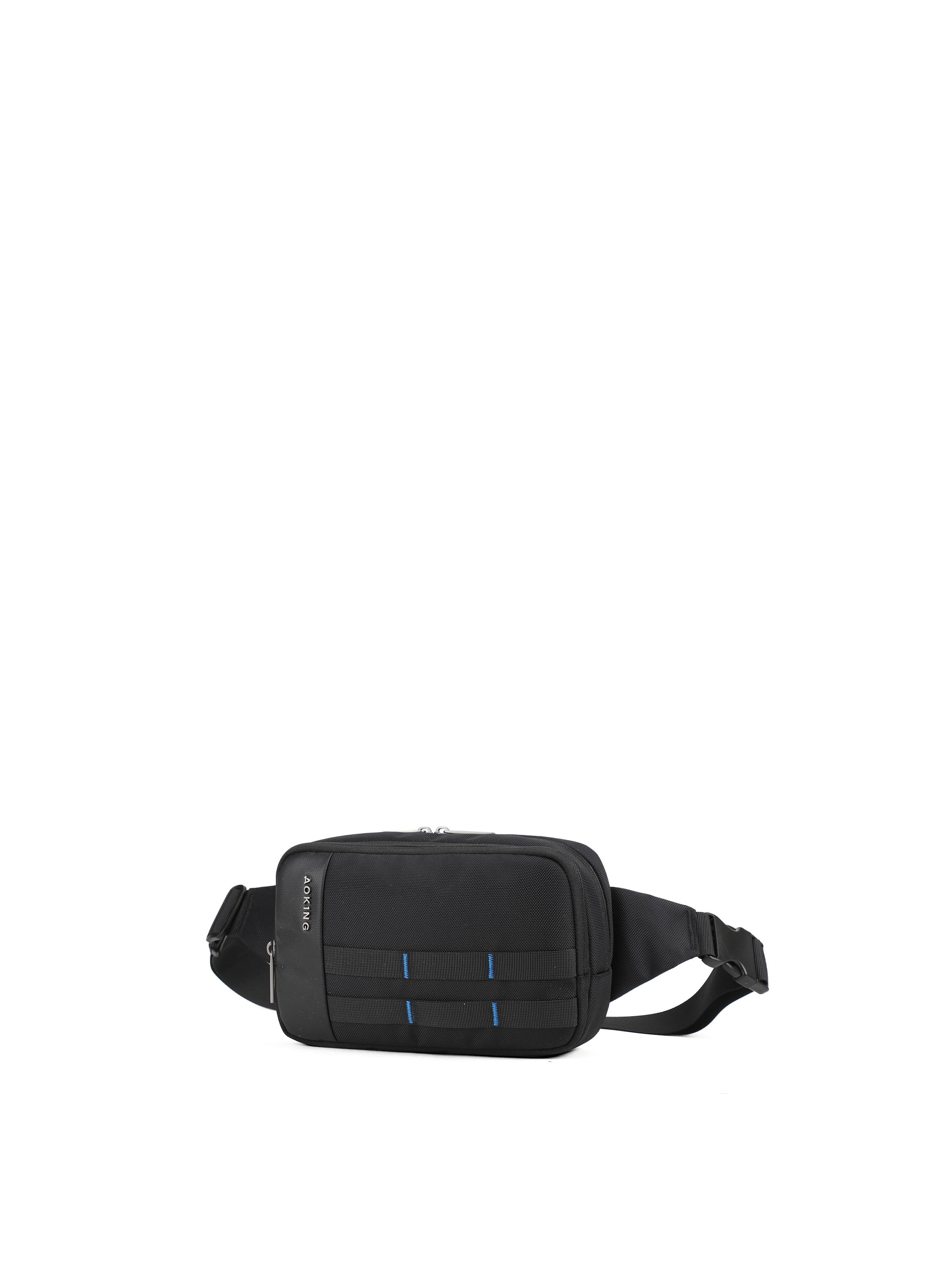 Marsupio 'Marsupio Unisex Aoking con Zip e Tracolla Regolabile' di Aoking in nero