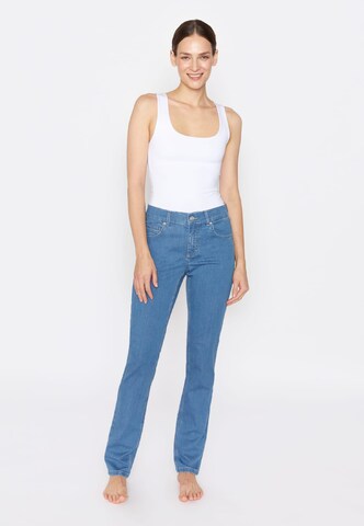 Angels Slimfit Straight-Leg Jeans in Blau