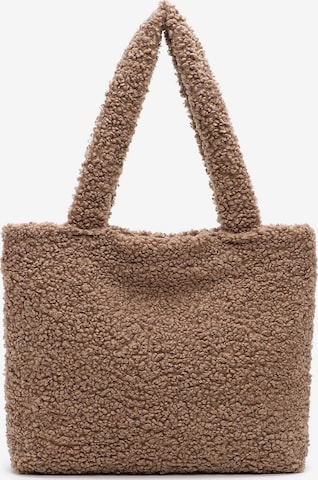 Cabas 'E&N Cergy RUE 09' Emily & Noah en beige : devant