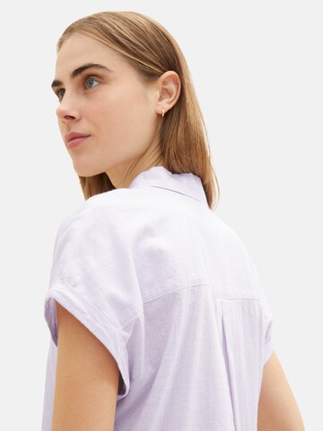 TOM TAILOR DENIM - Blusa em roxo