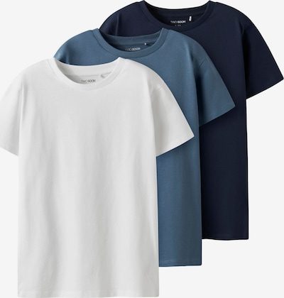 TWO SOON T-Krekls, krāsa - zils / tumši zils / balts, Preces skats