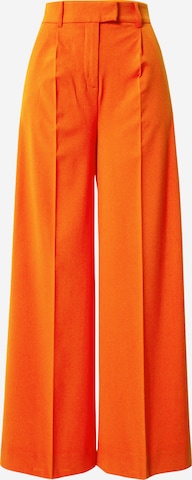 b.young - Pierna ancha Pantalón de pinzas 'DANTA' en naranja: frente