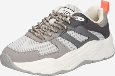 SCOTCH & SODA Baskets basses 'Celest' en taupe / gris foncé / blanc, Vue avec produit