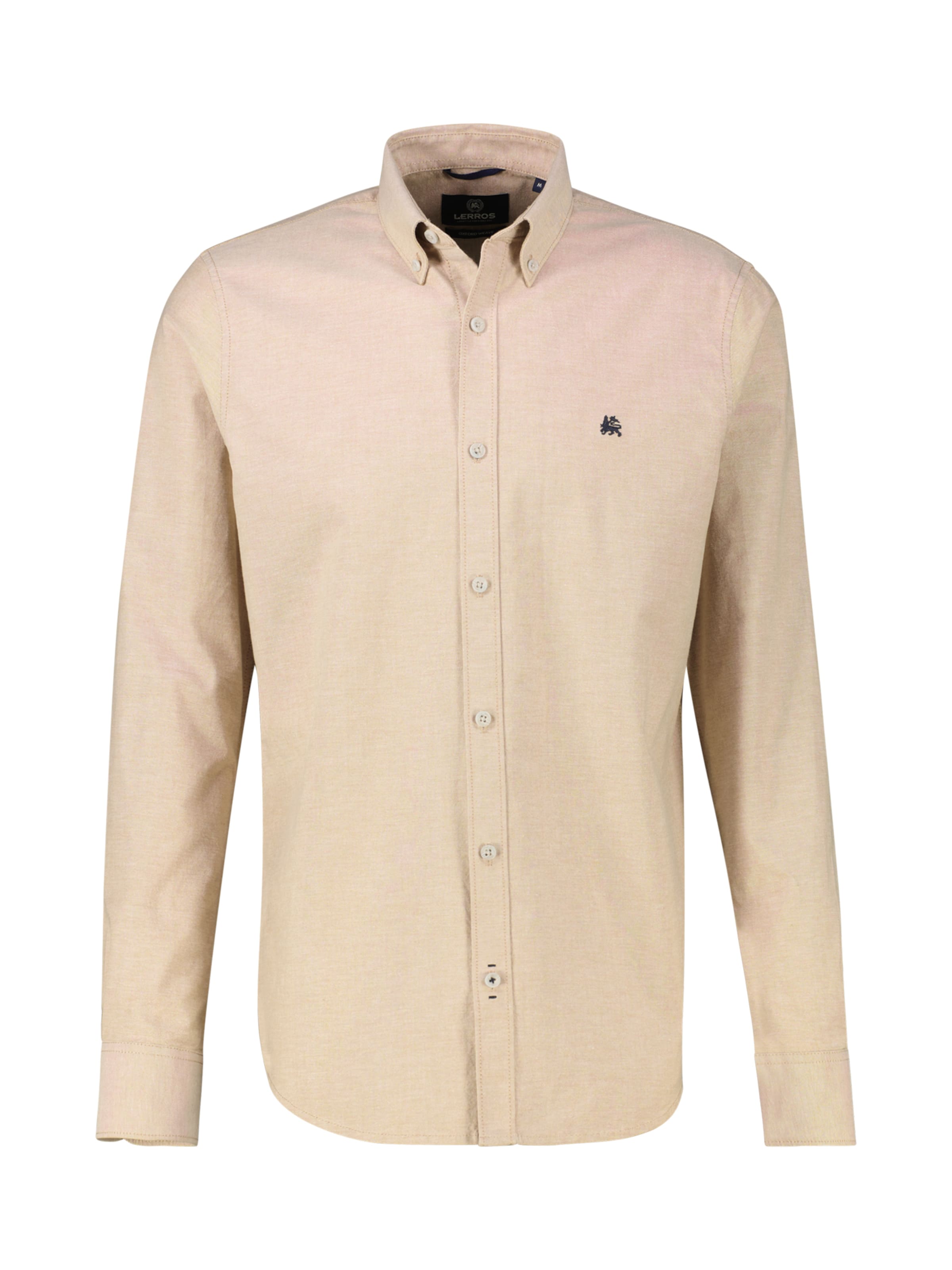 LERROS Regular fit Overhemd in Beige: voorkant