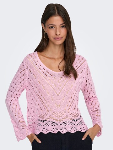 JDY Пуловер 'JDYNEW SUN' в розово