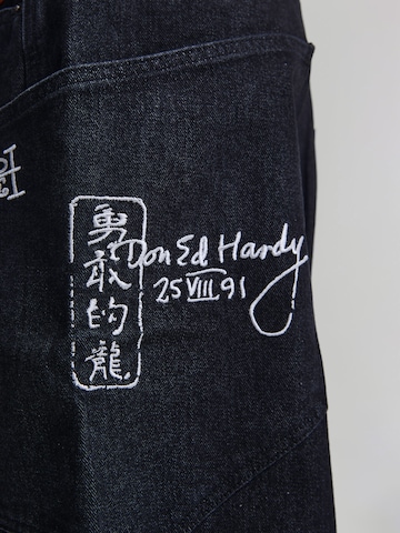 Ed Hardy Loosefit Jeans i sort
