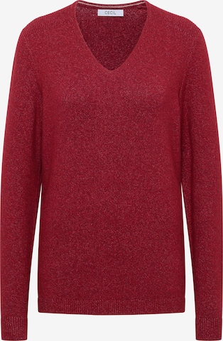 CECIL Sweater in Red: front