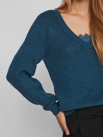 VILA Sweater 'Debra' in Blue