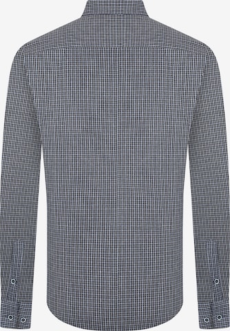 DENIM CULTURE Regular fit Button Up Shirt 'Sezar' in Grey
