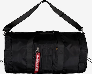 ALPHA INDUSTRIES Matkakassi 'MA-1' värissä musta: etupuoli