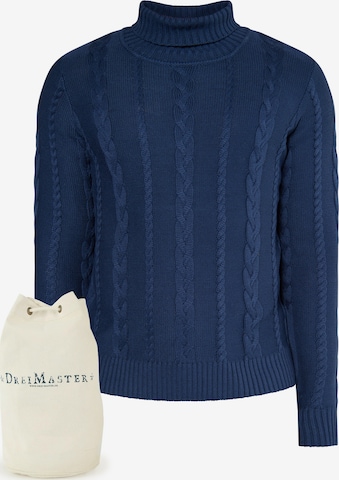 DreiMaster Vintage Trui in Blauw: voorkant