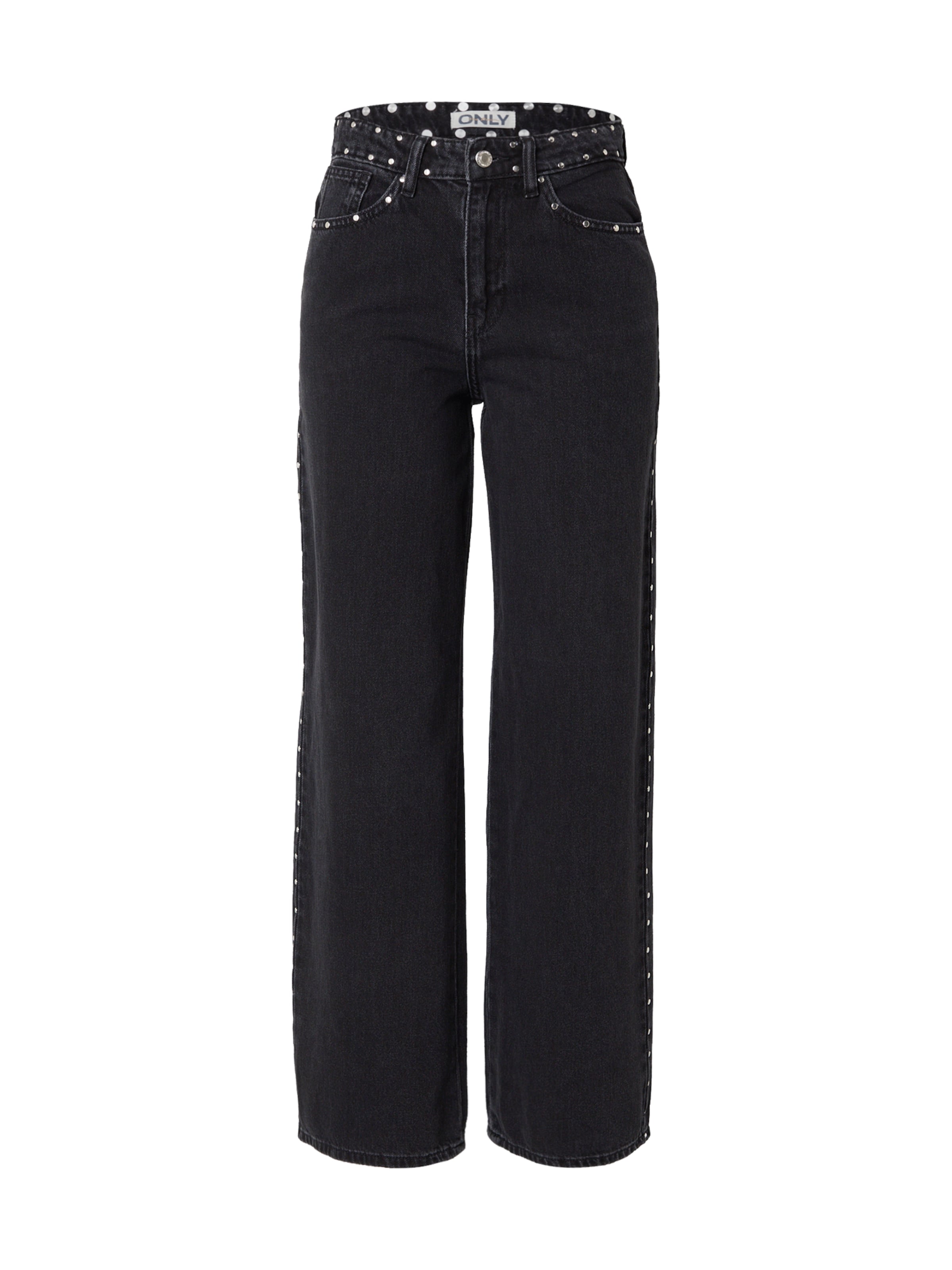 ONLY Wide leg Jeans 'ONLHOPE' in Black: front