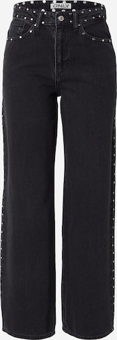 ONLYWide Leg/ Široke nogavice Traperice 'ONLHOPE' - crna boja: prednji dio