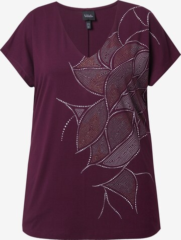 Ulla Popken Shirt in Purple: front
