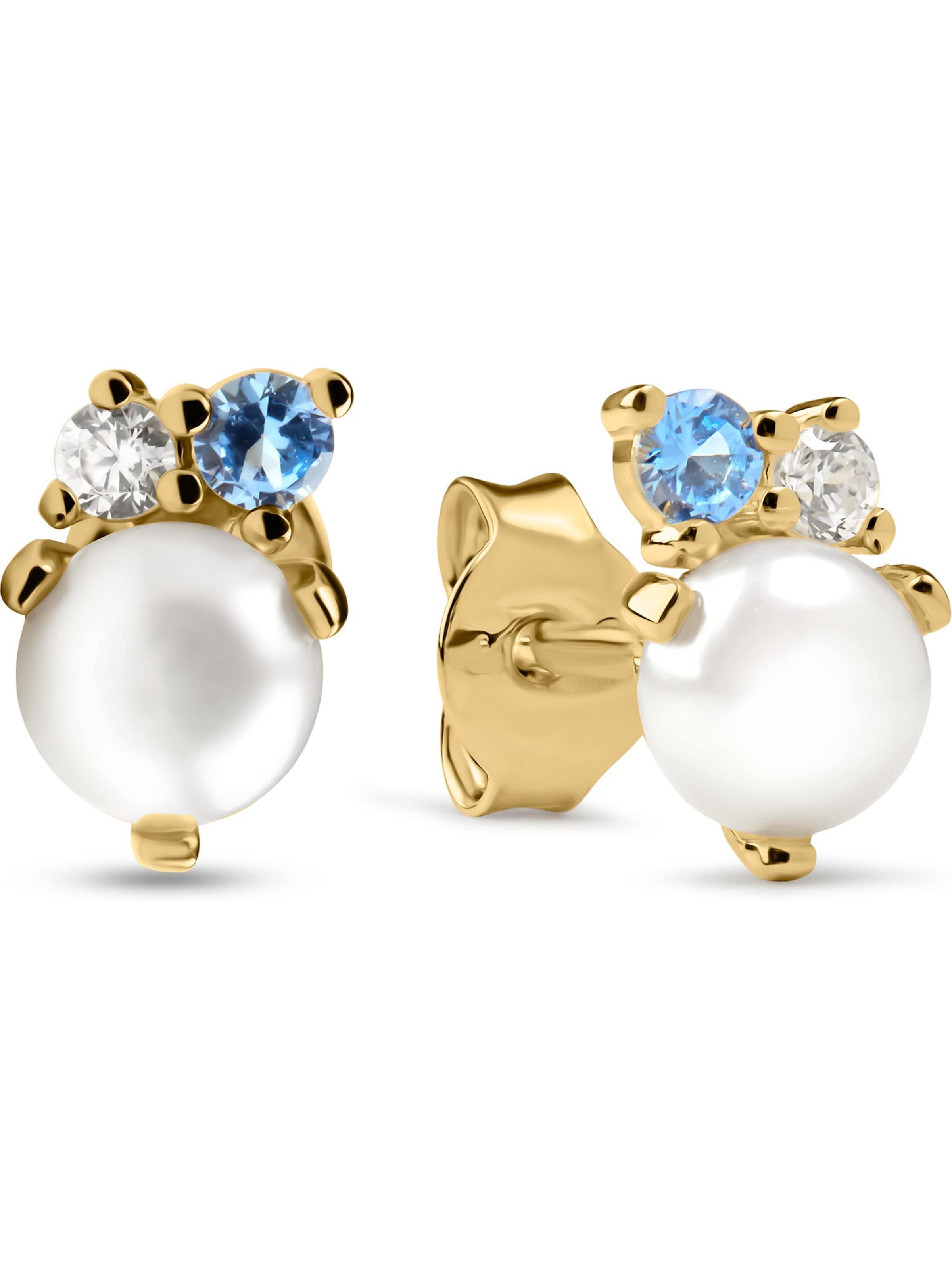 FAVS Earrings in White: front