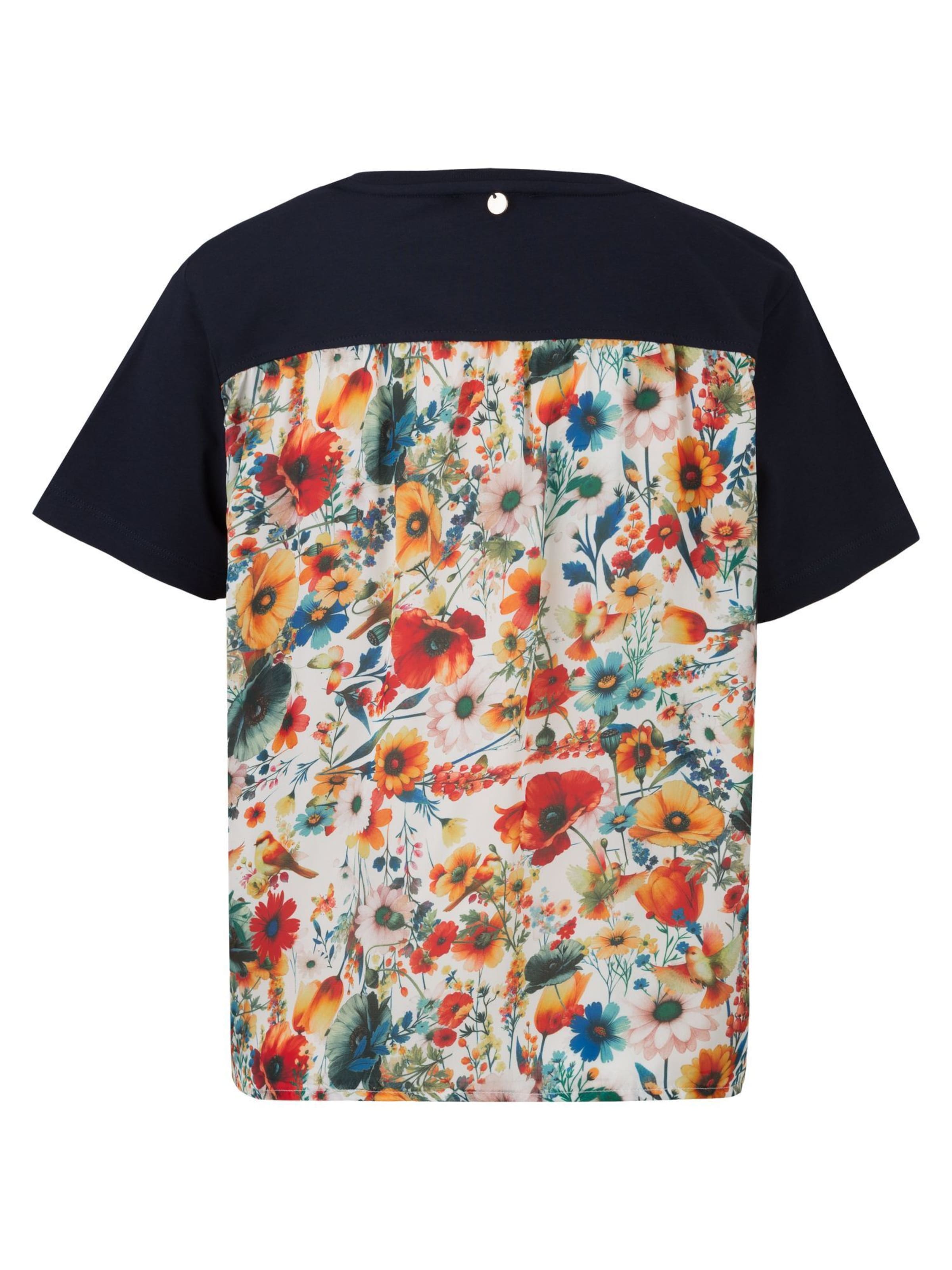 19V69 ITALIA Μπλουζάκι 'Tabitha Flower' σε μπλε