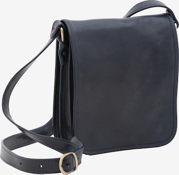 Borsa a tracolla di Viola Castellani in blu: frontale