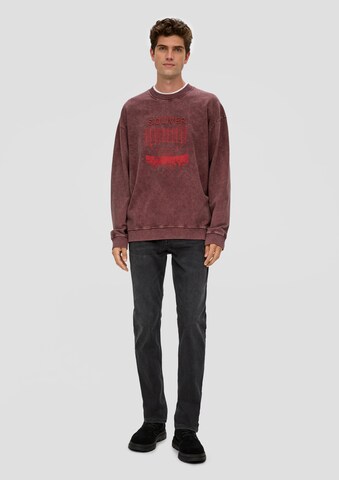 s.Oliver Sweatshirt in Rot: predná strana